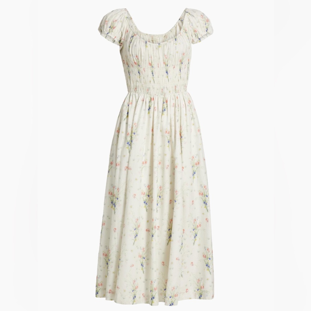 Doen Quinley Floral Midi-Dress